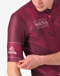 CASTELLI Cyklistický dres s krátkym rukávom - GIRO SIENA - bordová