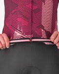 CASTELLI Cyklistický dres s krátkym rukávom - GIRO SIENA - bordová