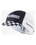 CASTELLI Cyklistická čiapka - GIRO109 TAPPA - biela/čierna