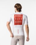 CASTELLI Cyklistický dres s krátkym rukávom - GIRO109 ROME - biela/červená