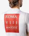 CASTELLI Cyklistický dres s krátkym rukávom - GIRO109 ROME - biela/červená