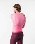 CASTELLI Cyklistický dres s dlhým rukávom letný - GIRO109 CORRETTO LS - ružová
