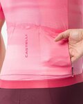 CASTELLI Cyklistický dres s krátkym rukávom - GIRO109 ESPRESSO 2 - ružová