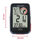 SIGMA SPORT tachometer - ROX 2.0 - čierna