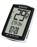 SIGMA SPORT tachometer - BC 16.16 STS CAD TOPLINE 016 - biela/čierna