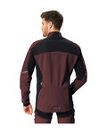 VAUDE Cyklistická vetruodolná bunda - KURO SOFTSHELL - hnedá/čierna