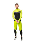 VAUDE Cyklistický dres s dlhým rukávom zimný - POSTA LS - žltá/čierna