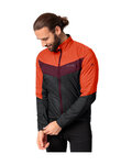 VAUDE Cyklistická zateplená bunda - KURO INSULATION - červená/čierna