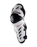 LEATT chrániče na kolená -  KNEE & SHIN GUARD DUAL AXIS - biela