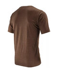 LEATT Cyklistické tričko s krátkym rukávom - CORE - hnedá