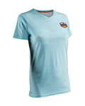 LEATT Cyklistické tričko s krátkym rukávom - PREMIUM W - modrá