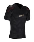 LEATT chránič na chrbát a hrudník - SHOULDER TEE 3DF AIRFIT LITE EVO - čierna