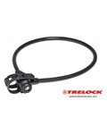 TRELOCK zámok na bicykel - KS 222/75/12 + HOLDER FIXXGO  - čierna