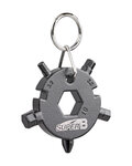 SUPER B prívesok na kľúče - KEYCHAIN TB-FD08 - šedá