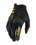 100% SPEEDLAB Cyklistické rukavice dlhoprsté - ITRACK - čierna