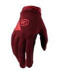 100% SPEEDLAB Cyklistické rukavice dlhoprsté - RIDECAMP - červená