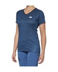 100% SPEEDLAB Cyklistický dres s krátkym rukávom - AIRMATIC W - modrá