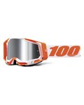 100% SPEEDLAB Cyklistické okuliare - RACECRAFT 2 - oranžová/biela/strieborná