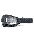 100% SPEEDLAB Cyklistické okuliare - ACCURI 2 - čierna/biela