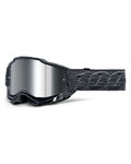 100% SPEEDLAB Cyklistické okuliare - ACCURI 2 - čierna/biela/strieborná