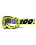 100% SPEEDLAB Cyklistické okuliare - ACCURI 2 ENDURO MTB - žltá/modrá