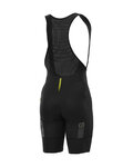 ALÉ Cyklistické nohavice krátke s trakmi - ALÉ R-EV1 VELOCITY HD RACE - čierna