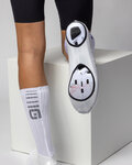 ALÉ Cyklistické návleky na tretry - WHIZZY SHOECOVER  - biela