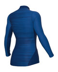 ALÉ Cyklistické tričko s dlhým rukávom - SHADE INTIMO - modrá