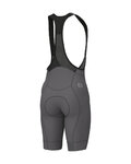 ALÉ Cyklistické nohavice krátke s trakmi - MAGIC COLOUR PR-E - šedá