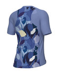 ALÉ Cyklistický dres s krátkym rukávom - OFF ROAD - GRAVEL BLOOM - modrá