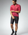 ALÉ Cyklistický dres s krátkym rukávom - R-EV1 QUICK - bordová
