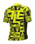 ALÉ Cyklistický dres s krátkym rukávom - PR-E MULTIVERSO - žltá