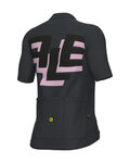 ALÉ Cyklistický dres s krátkym rukávom - PR-E MULTIVERSO - čierna