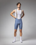 ALÉ Cyklistické nohavice krátke s trakmi - MASTER 2.0 PR-E - svetlo modrá