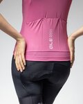 ALÉ Cyklistický dres bez rukávov - COLOR BLOCK PRAGMA - ružová