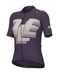 ALÉ Cyklistický dres s krátkym rukávom - PR-E SAUVAGE - fialová