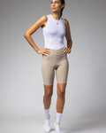 ALÉ Cyklistické nohavice krátke bez trakov - MASTER 2.0 PR-E - béžová