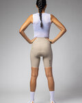 ALÉ Cyklistické nohavice krátke bez trakov - MASTER 2.0 PR-E - béžová