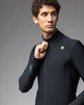 ALÉ Cyklistický dres s dlhým rukávom zimný - KLIMATIK K-IDRO - čierna