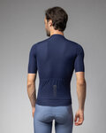 ALÉ Cyklistický dres s krátkym rukávom - COLOR BLOCK PRAGMA - modrá