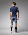 ALÉ Cyklistický dres s krátkym rukávom - COLOR BLOCK PRAGMA - modrá