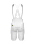 ALÉ Cyklistické nohavice krátke s trakmi - VOLTAGE R-EV1 - biela