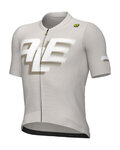 ALÉ Cyklistický dres s krátkym rukávom - SAUVAGE PR-E - ivory/biela