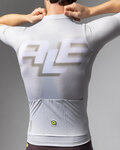 ALÉ Cyklistický dres s krátkym rukávom - SAUVAGE PR-E - ivory/biela
