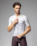 ALÉ Cyklistický dres s krátkym rukávom - SAUVAGE PR-E - ivory/biela