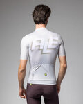 ALÉ Cyklistický dres s krátkym rukávom - SAUVAGE PR-E - ivory/biela