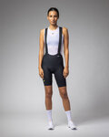 ALÉ Cyklistické nohavice krátke s trakmi - VOLTAGE R-EV1 - čierna