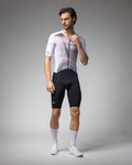 ALÉ Cyklistická kombinéza - WATT 3.6 R-EV1 - biela/čierna