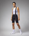 ALÉ Cyklistické nohavice krátke s trakmi - WATT 3.6 R-EV1 - čierna
