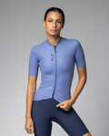 ALÉ Cyklistický dres s krátkym rukávom - COLOR BLOCK PRAGMA - modrá